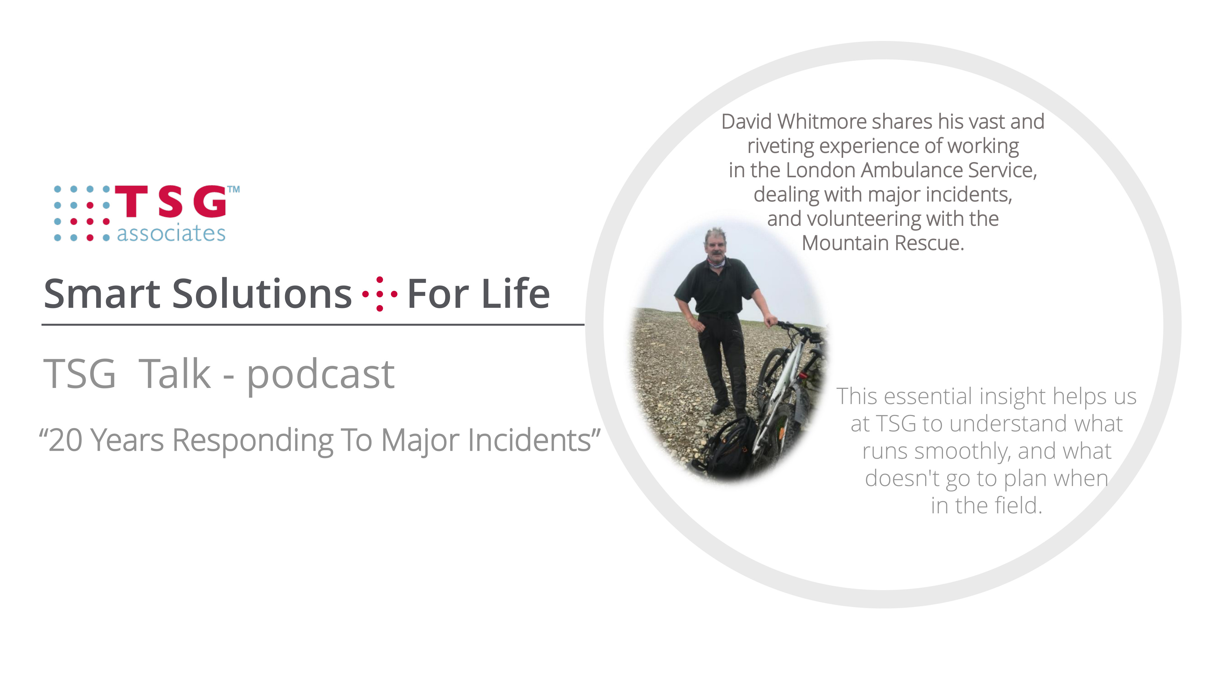 TSG Talk – Lessons from a career responding to major incidents